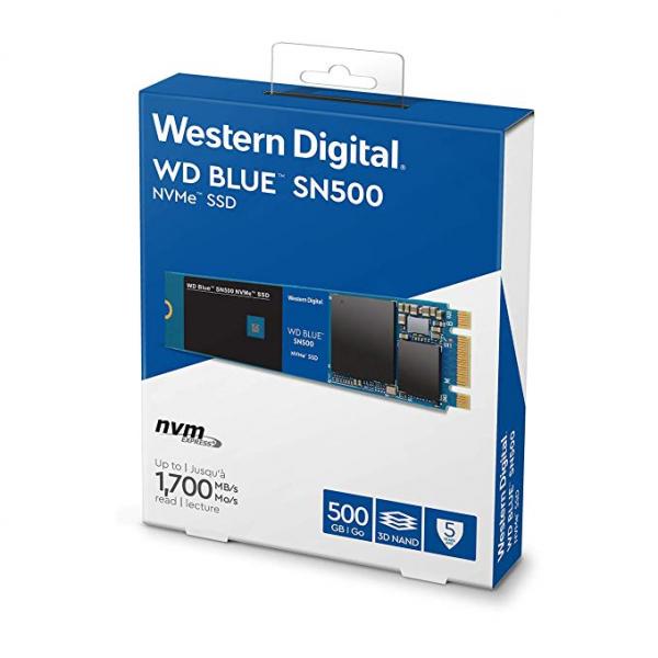 Western Digital Blue SN500 - 500GB - M.2 NVMe SSD -levy