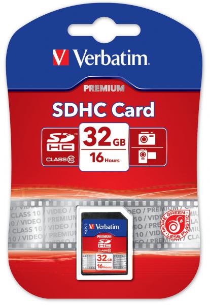 Verbatim 32GB SDHC Class 10, GREEN PRODUCT