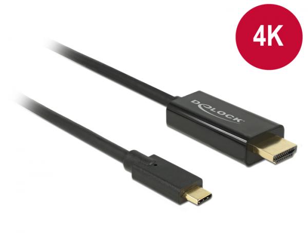 DeLock 85259 Cable USB Type-C male to HDMI male (DP Alt Mode) 4K 30 Hz