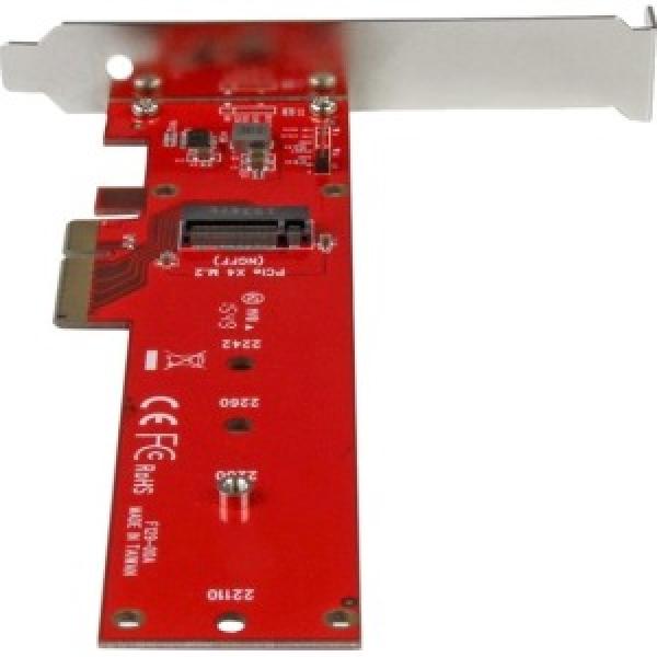 StarTech.com M.2 Adapter - x4 PCIe 3.0 NVMe - Low Profile and Full Profile - SSD PCIE M.2 Adapter - M2 SSD - PCI Express SSD