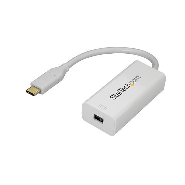 USB-C to Mini DisplayPort Adapter - 4K 60Hz - White