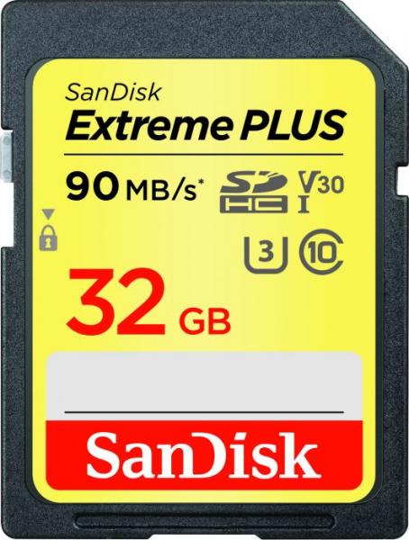 SANDISK Extreme Plus SDHC 32GB 90MB/s