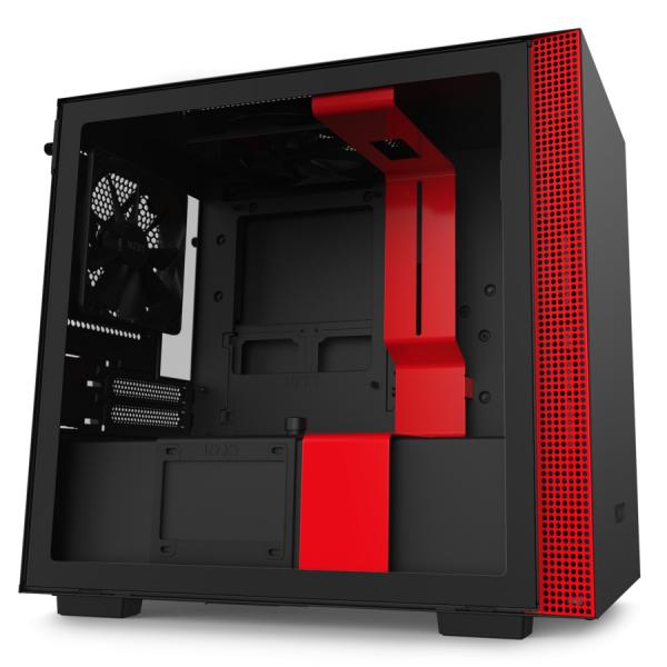 NZXT H210 - Musta/Punainen