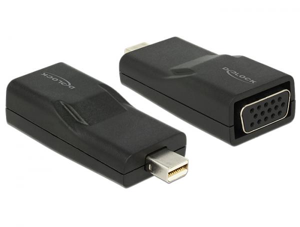 Delock Adapter mini DisplayPort 1.2 male > VGA female black