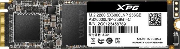 ADATA SX6000 Lite 256GB M.2 SSD PCIE