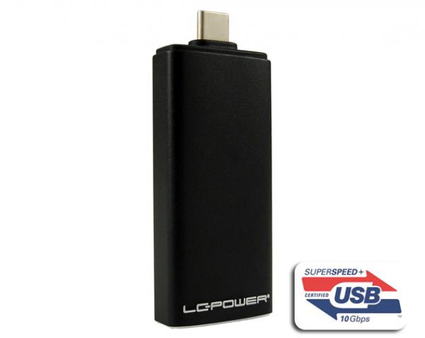 LC-Power M.2 SATA - USB-C, SSD-kotelo