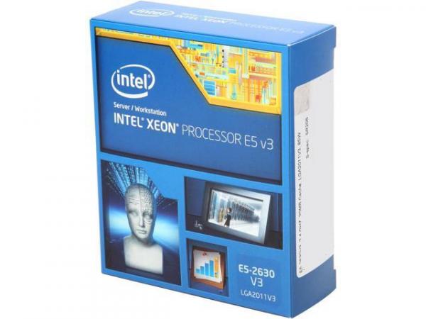 Intel Xeon E5-2630V3 - 2.4 GHz - 8-core - 16 threads - 20 MB cache - LGA2011-v3 Socket - Box