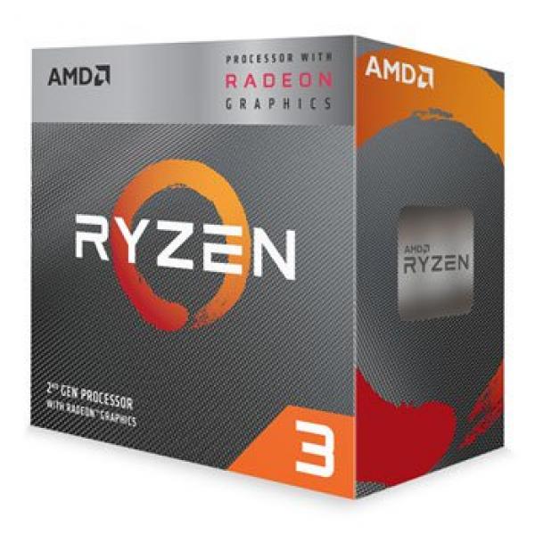 AMD Ryzen 3 3200G, 3.6GHz, 4-ydin, 4 MB, AM4, Boxed, Vega 8 grafiikalla