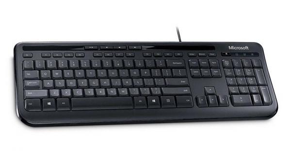 Wired Keyboard 600 black US layout