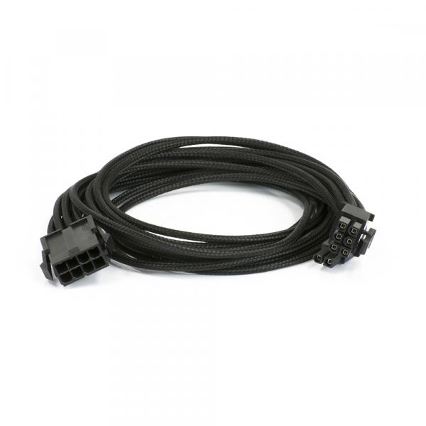 Phanteks 8 to 8 (6+2) Pin VGA Extension cable 500mm Length - Black