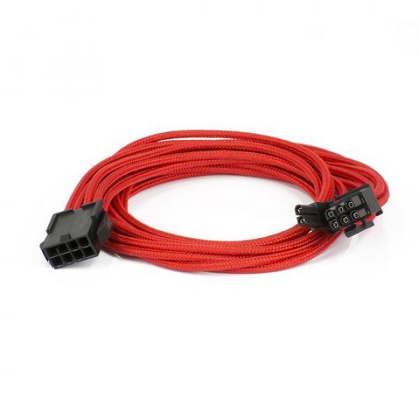 Phanteks 8 to 8 (6+2) Pin VGA Extension cable 500mm Length - Red