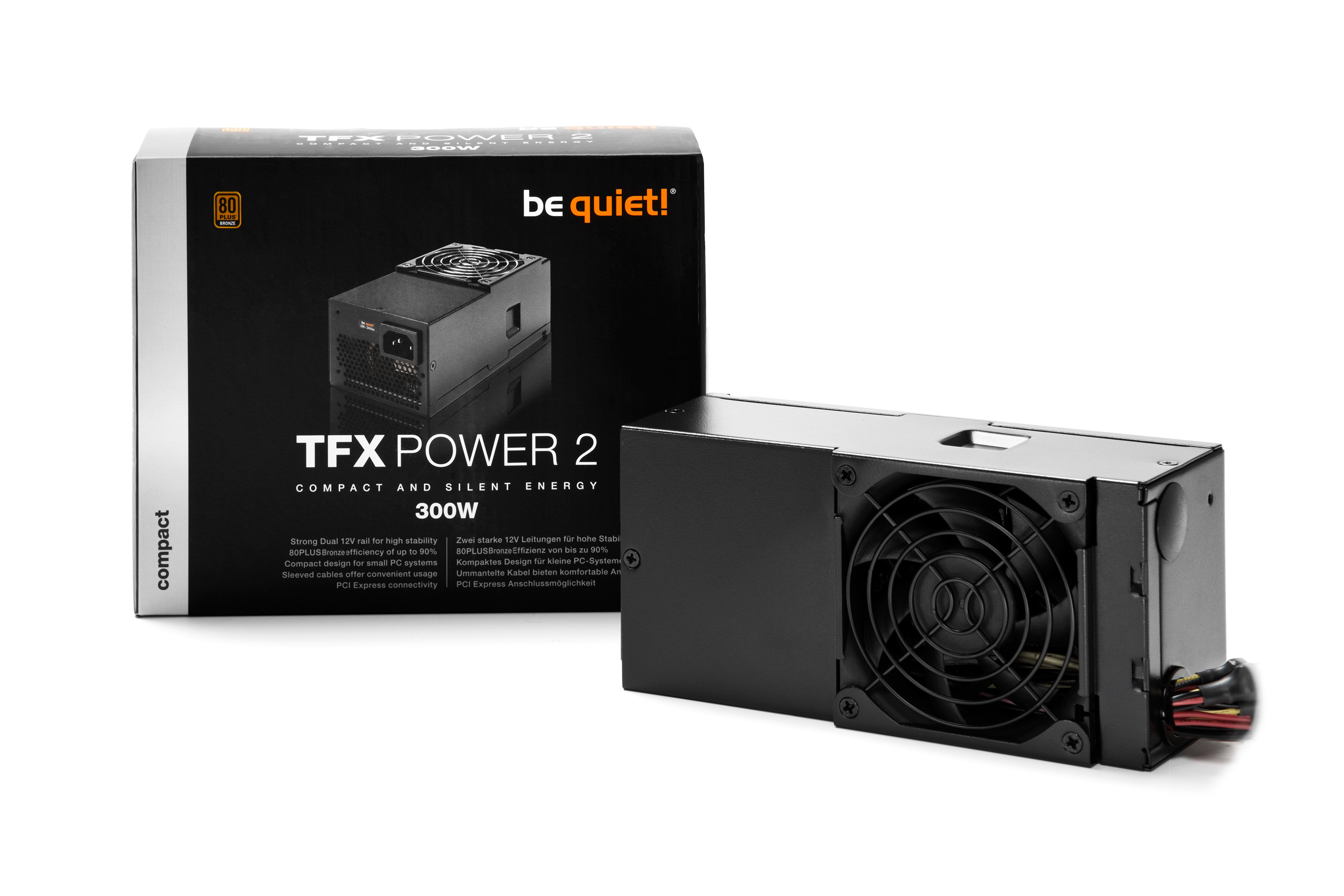 be quiet! TFX Power 2 - 300W - 80 PLUS Gold - TFX-virtalähde