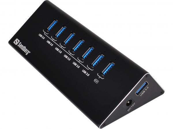 Sandberg USB 3.0 Hub 6 data + 1 charge ports