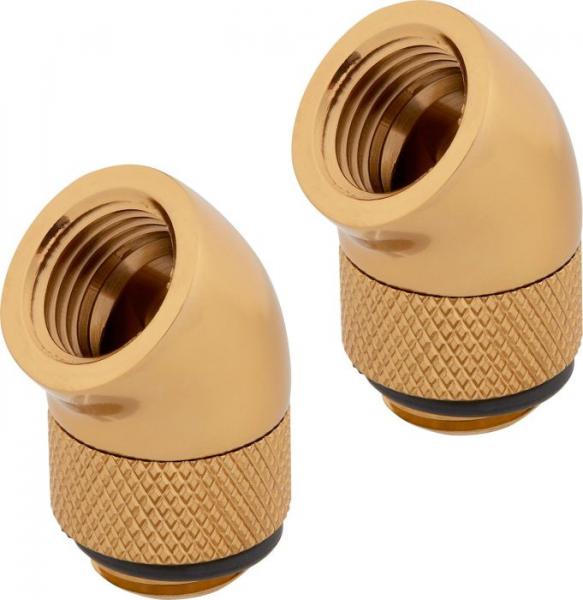 Hydro X Series 45ø Rotary Adapter Twin Pack Gold