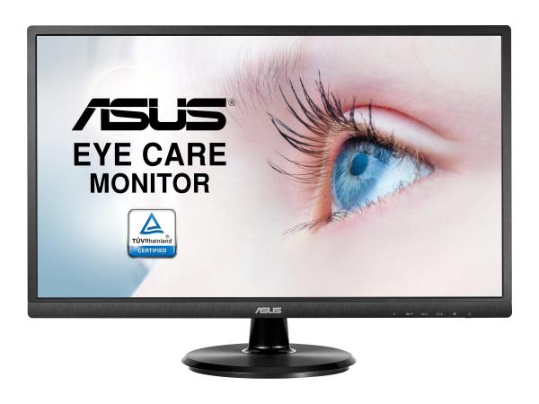 ASUS VA249HE - LED monitor - 23.8" - 1920 x 1080 Full HD (1080p) - VA - 250 cd/m² - 3000:1 - 5 ms - HDMI, VGA - black