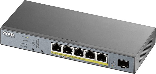 ZYXEL GS1350-6HP 6 Port managed CCTV PoE