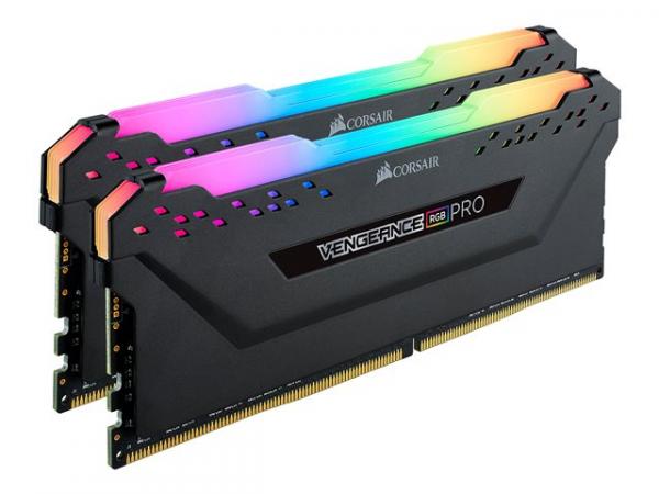 CORSAIR Vengeance RGB PRO - DDR4 - 16 GB: 2 x 8 GB - DIMM 288 nastaa - 3200 MHz / PC4-25600 - CL16 - 1.35 V - puskuroimaton - non-ECC - musta