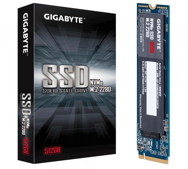 Gigabyte NVMe SSD M.2 512GB PCIE 3.0 x4