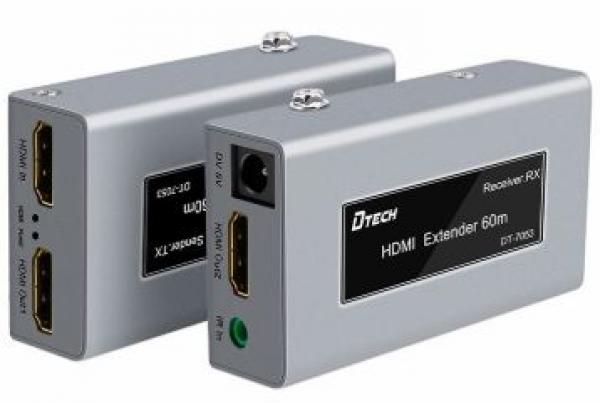 DTECH HDMI 1.4 Extender kit 60m IR, 1920x1080 @ 60Hz, CAT5e/6