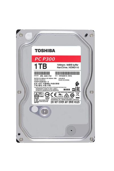 Toshiba P300 1TB, 3.5", 7.2K, 64MB, SATA III -kiintolevy