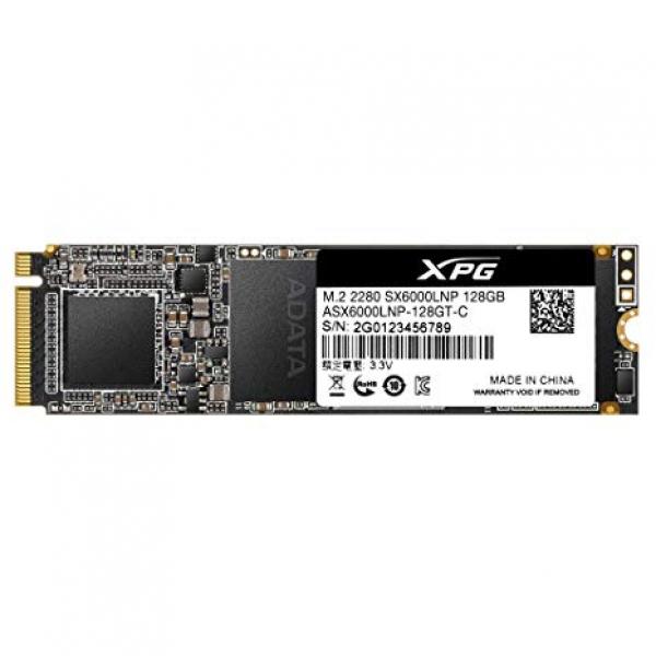 A-DATA XPG SX6000 Lite, 128GB, 3D NAND, PCIe 3.0 x4, NVME M.2 SSD-levy