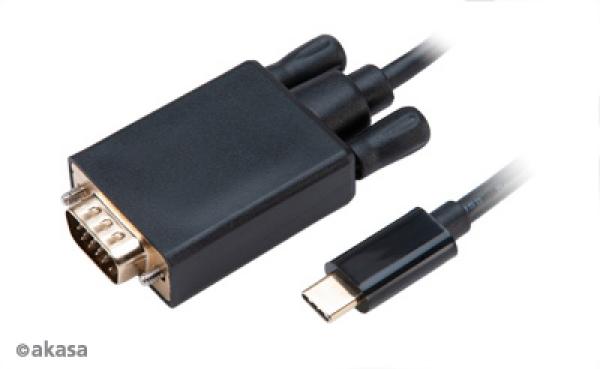 Akasa USB Type-C - VGA adapter cable