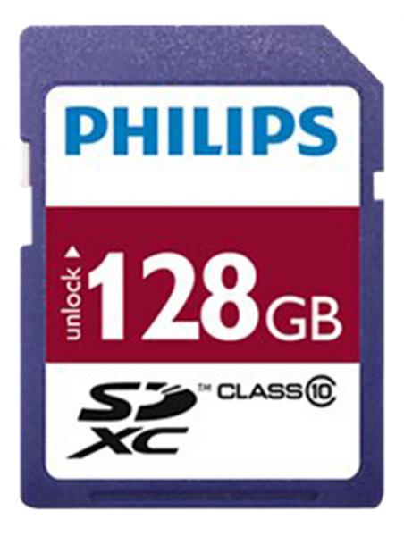 Philips SD SDXC muistikortti 128GB Card Class 10