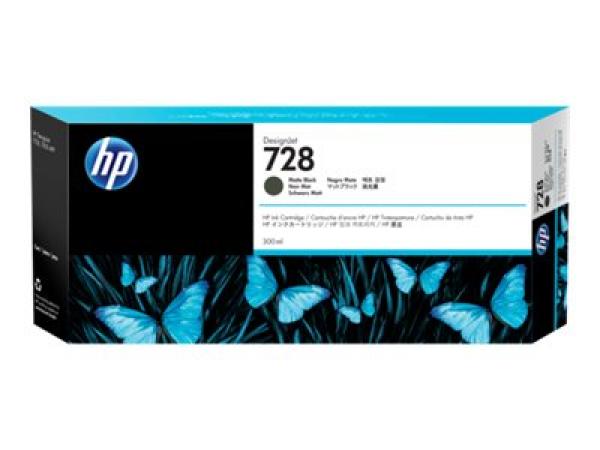 HP Ink Cartridge/728 300ml DJ MatteBlack