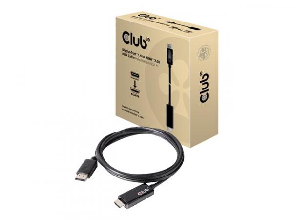 Cable C3D DP 1.4 to HDMI 2.0b 4K 60HZ HDR 2m active black