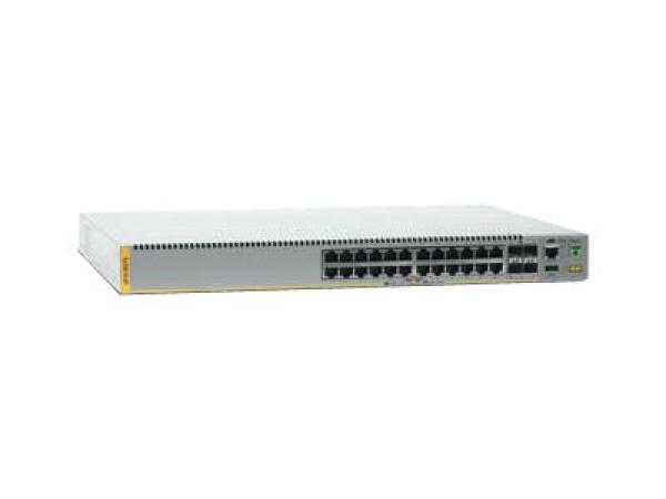 ALLIED 24 ports SFP Layer 2+ Switch with 4 x 10G SFP+ uplinks dual embedded power supply