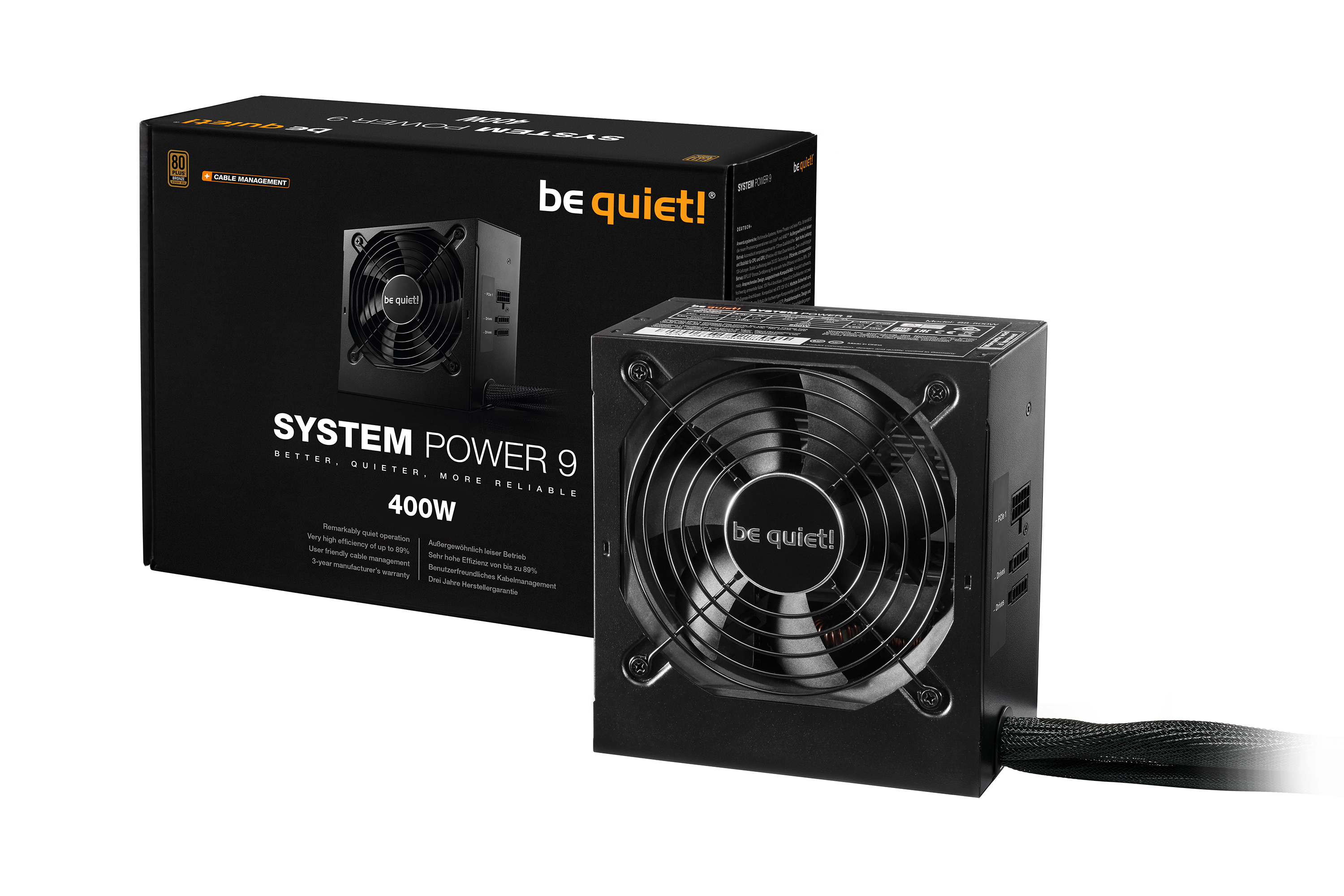 be quiet! SYSTEM POWER 9 - 400W (Semi modular)