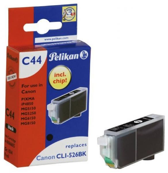 KMP C82 ink cartridge black compatible with Canon CLI-526 BK
