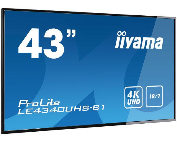Iiyama ProLite 43" LE4340UHS-B1 UHD