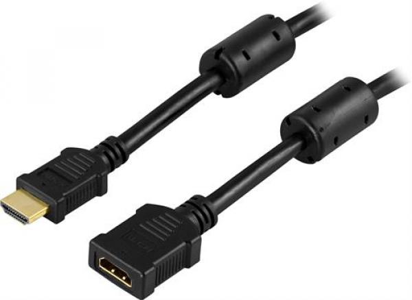 HDMI jatkokaapeli, v1.3, 19-pin u-n, 1m