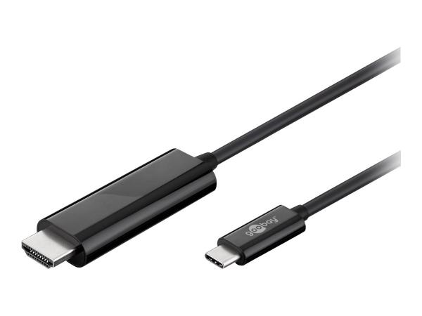 goobay - HDMI cable - HDMI / USB - HDMI (M) to USB-C (P) - 1.8 m