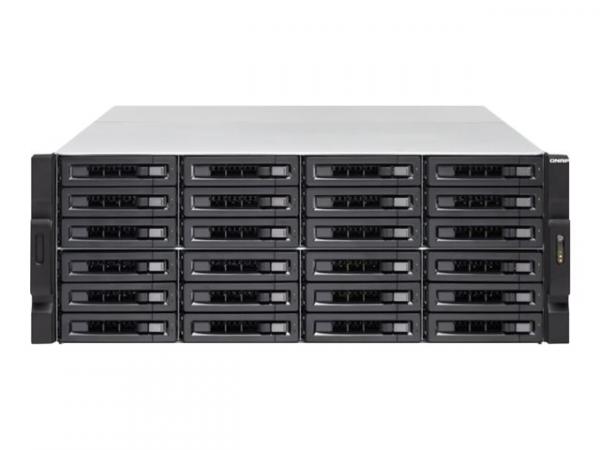 QNAP 24-Bay, Intel i5 6C 3,0 Ghz, 8GB RAM, 4x1GbE, 2x10Gb SFP+,6xUSB 3.1, 2x800W