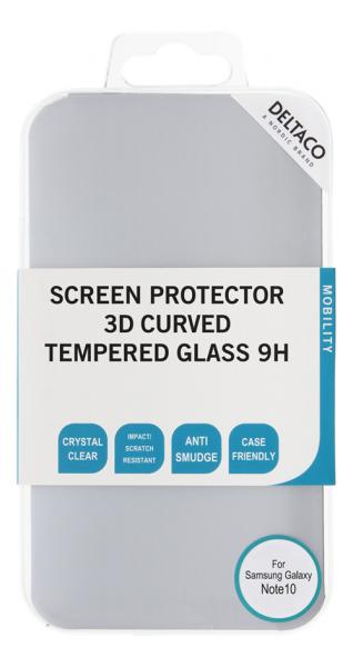 DELTACOs creen protector for Galaxy Note 10, 3D curved, fingerprint