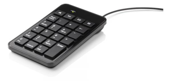 DELTACO TB-120 Numeric keyboard, 23 keys, 4 hot keys, USB, black