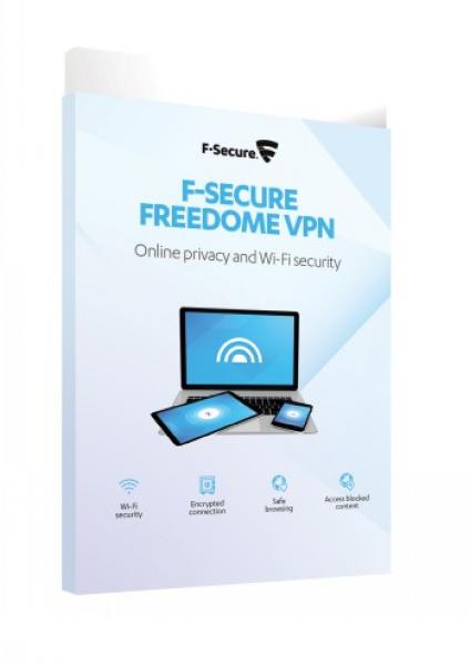 F-SECURE VPN FREEDOME vuodeksi mobiililaitteelle. (1YEAR 1 DEVICE), MOBILE ONLY, iOS, Android -laitteille. VPN-ohjelmisto yhdeksi vuodeksi yhdelle mobiililaitteelle. Attach.
