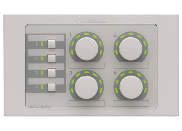 Yamaha DCP4V4S-EU- Digital Control Panel for MTX-series- MA-series- 4 Volume - 4 Input Switches