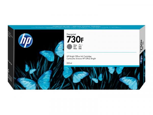 HP 730F 300-ml Gray DesignJet Ink Crtg