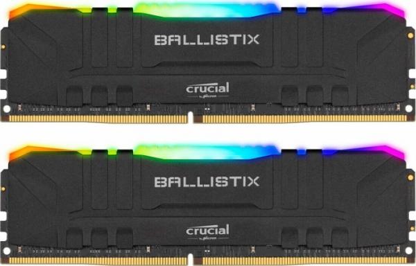 CRUCIAL Ballistix RGB DDR4, 16GB (2 x 8GB), 3600MHz, CL16, musta