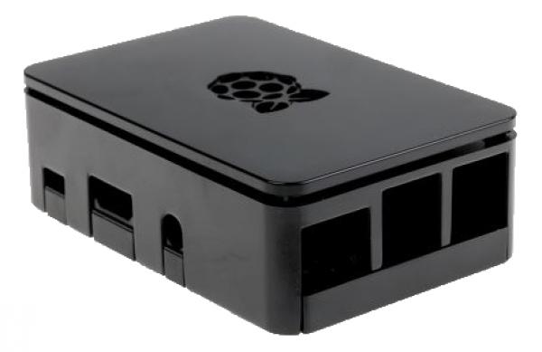 DesignSpark kotelo Raspberry Pi:lle, soveltuu malleille 3 Model B, 3 Model B+ ja 2 Model B, musta