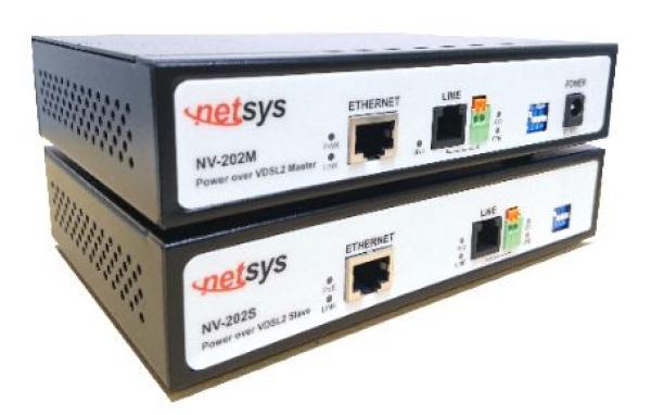 Netsys PoE over VDSL2 kit 100M 802.3af/at