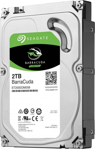  Seagate BarraCuda 2TB 7200RPM/256mb/SATA 6Gb/s
