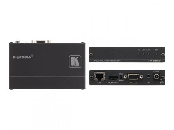 Kramer DigiTOOLS TP-580R - Video/audio/infrapuna/USB/sarjaliitettävä laajennin - jopa 70 m - 1U
