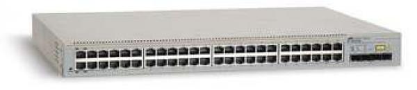 Allied Telesis AT GS950/48 WebSmart Switch - Kytkin - Hallinnoitu - 48 x 10/100/1000 + 4 x jaettu SFP - työpöytä