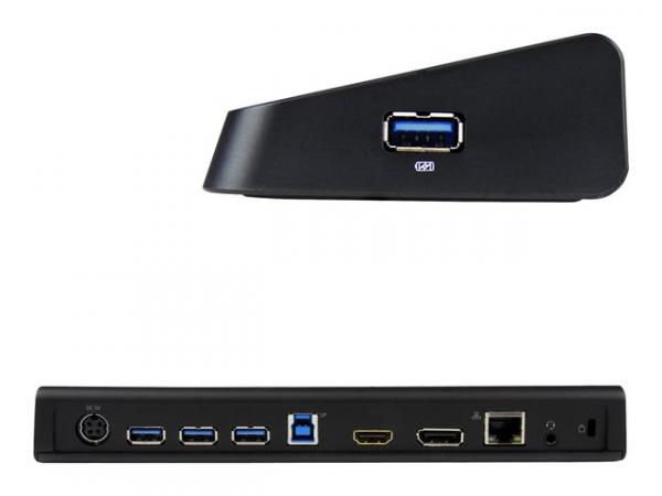 StarTech.com USB 3.0 Docking Station with HDMI and 4K DisplayPort - Dual Monitor Universal Docking Station – 4 USB Ports (USB3DOCKHDPC) - Telakointiasema - USB - HDMI, DP - GigE malleihin P/N: ARMBARDUO, ARMDUAL, ARMDUAL30, ARMSLIMDUO