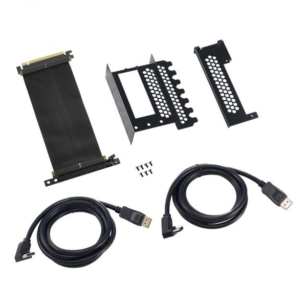 CableMod Vertical PCI-e Bracket – 2 x DisplayPort – BLACK