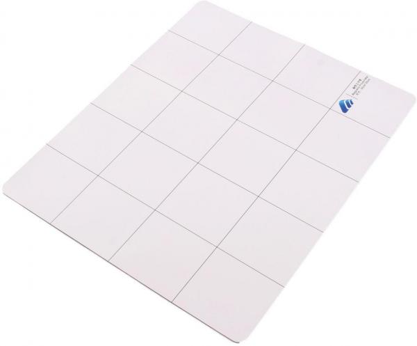 Universal white magnetic mat